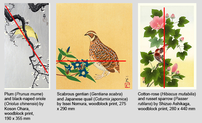 Three Flower-Bird Arrangements